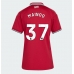 Maillot de foot Manchester United Kobbie Mainoo #37 Domicile vêtements Femmes 2026-27 Manches Courtes